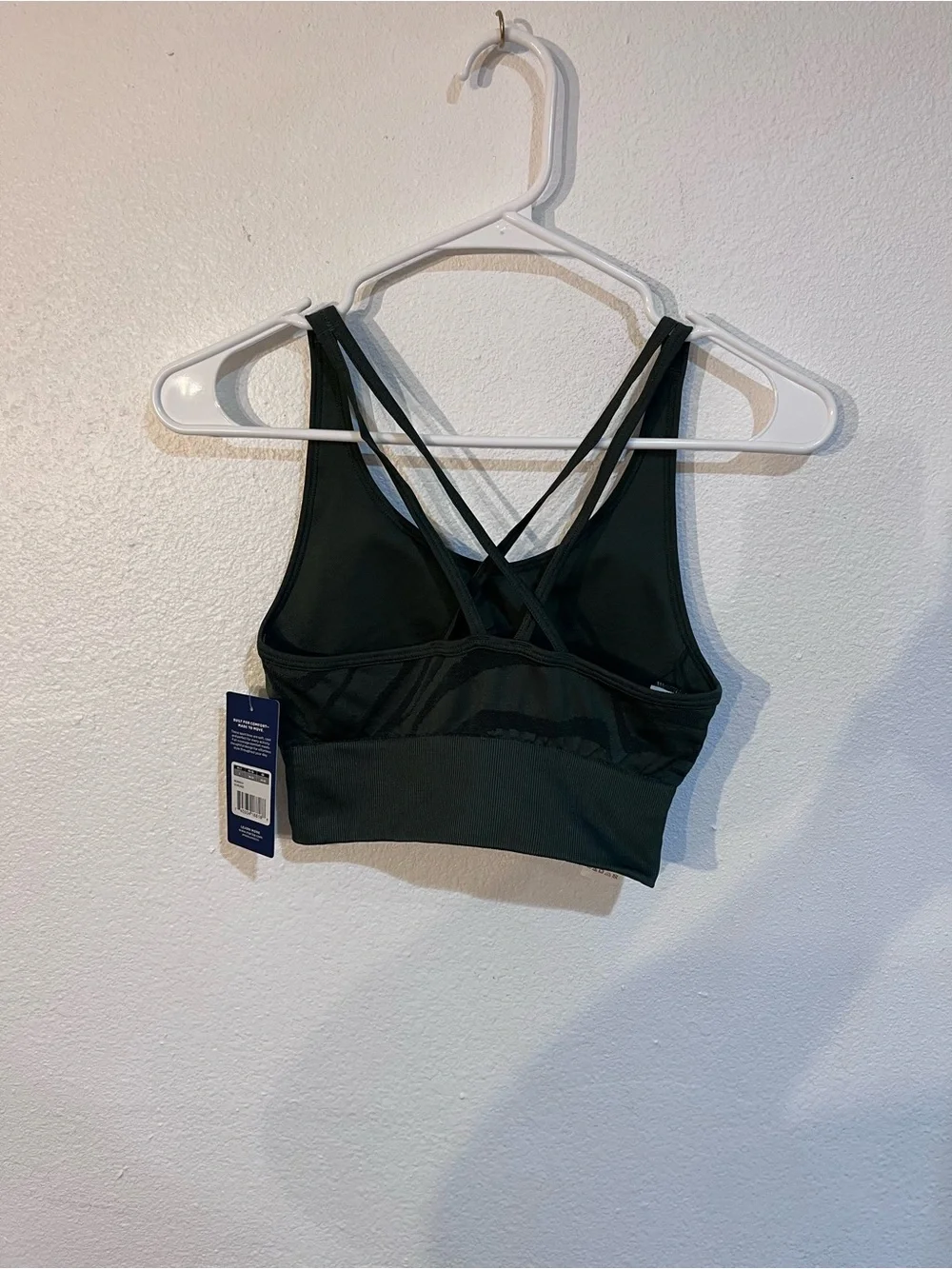 Marika Black Zebra-Print Strappy Sports Bra
